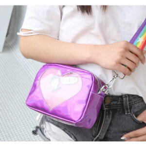 Laser Messenger Small Bag Student Girl One-shoulder Small Square Bag