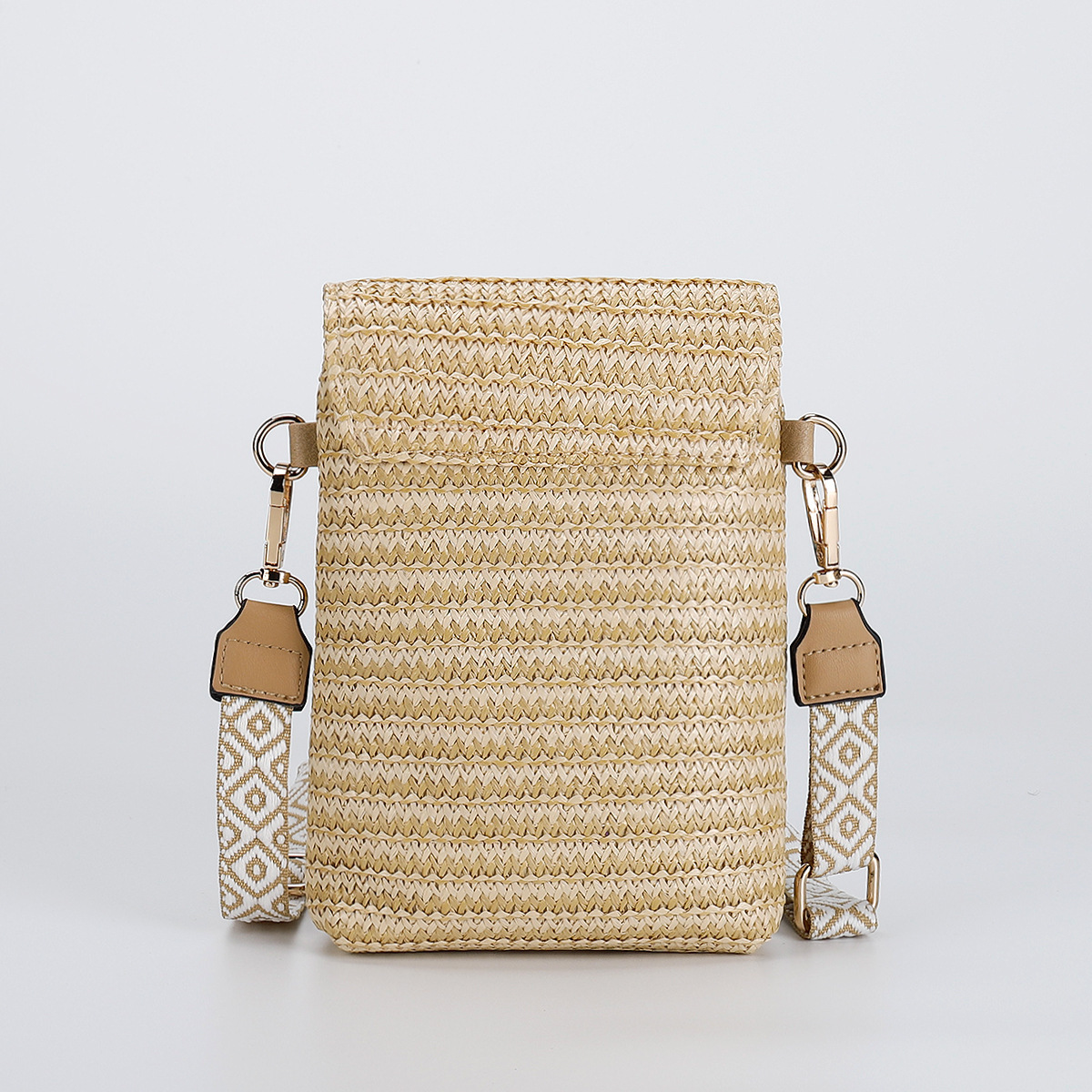 Rice Bead Bag Woven Women's Shoulder - Image 9
